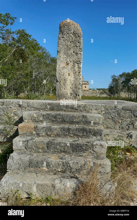 Mayan Archeological Site Of Dzibilchalt N Near Merida Yucatan Mexico