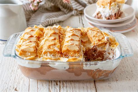 TIRAMISù CIOCCOLATO E DIPLOMATICA CON SFOGLIATINE