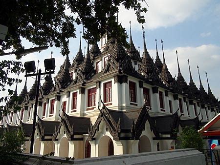 Loha Prasat Metal Castle At Wat Ratchanaddaram Bangkok