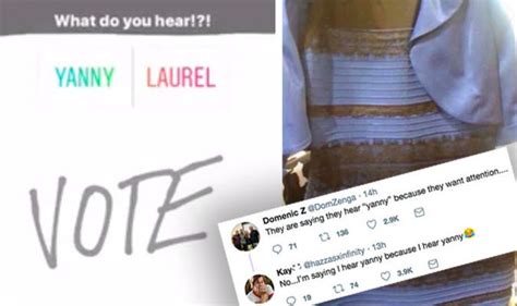 What Is Yanny And Laurel New The Dress Illusion Drives Internet Mad Uk News Uk