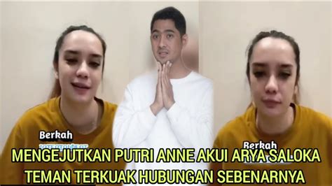 Mengejutkan Putri Anne Akui Arya Saloka Teman Terkuak Hubungan