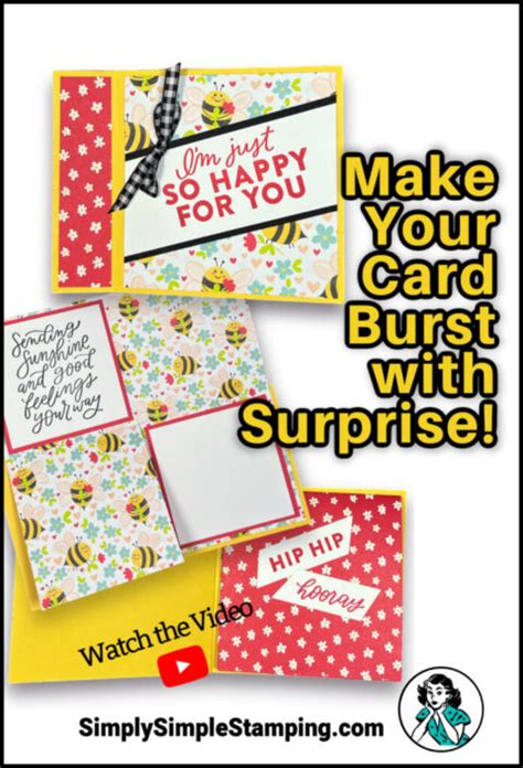 Book Bind Explosion Card Make A Card That Bursts With Surprise