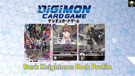 Digimon Tcg Dark Knightmon Deck Profile Deck Discussion Youtube