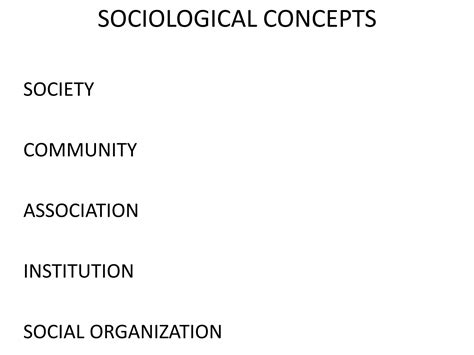 SOLUTION: Sociological Basic Concepts / Sociology Notes Bsc Nursing ...