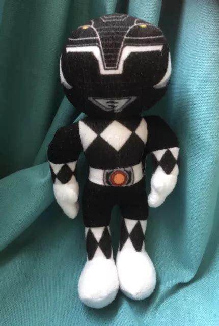 Mighty Morphin Power Rangers Black Ranger Soft Toy Plush Zack