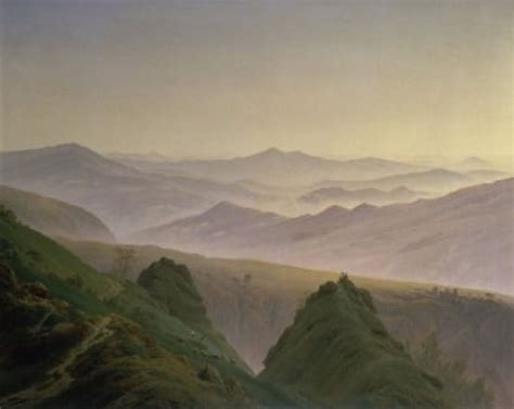 Morning In The Mountains Caspar David Friedrich