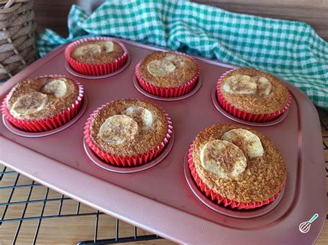 Cupcake De Banana Com Aveia Receita Fit