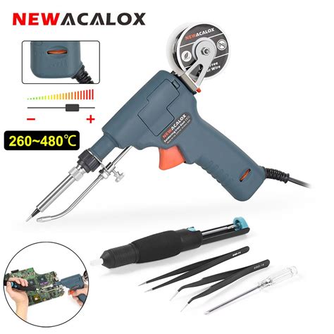 Newacalox W Soldering Iron Gun Temperature Adjustable Automatic Send