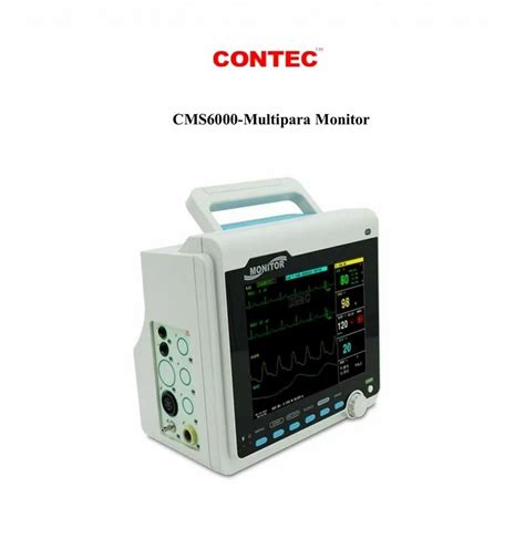 Contec Cms6000 Patient Monitor Display Size 22 Inch Tft At Rs 31000