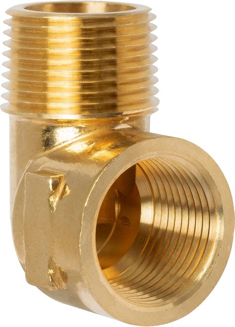 Amazon JUWO Brass Pipe Fitting 90 Degree Street Elbow 3 4 NPT