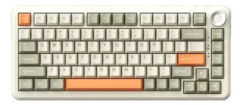 Teclado Mecânico Ajazz Ak820max Wireless De 3 Modos Hot Swap Parcelamento sem juros