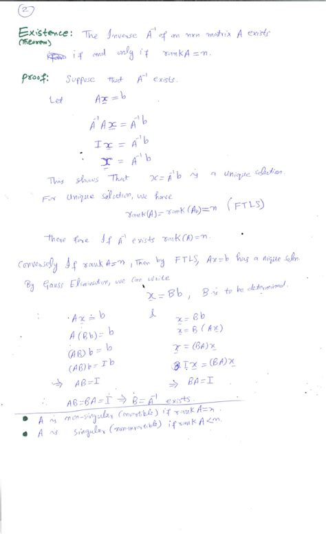 Solution Inverse Of A Matrix Gauss Jordan Method And Adjoint Method