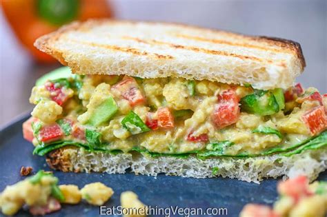 Vegan Curried Chickpea Salad Sandwich - Eat Something Vegan
