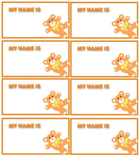 Free Printable Name Tags - Free Printable