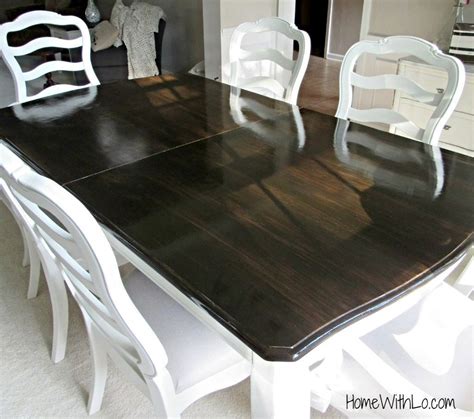 Astonishing Photos Of Refinish Dining Room Table Veneer Top Concept