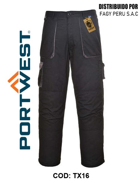 Pantal N Portwest Texo Contrast Con Forro Tx Fagy Peru Venta De