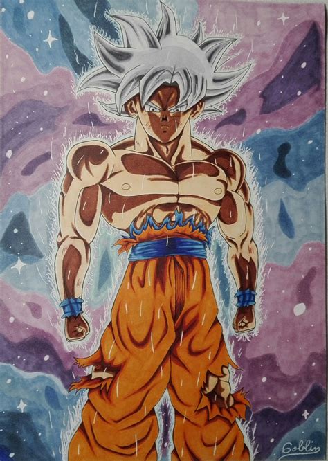 Como Dibujar A Goku Ultra Instinto Dominado How To Draw Goku Ultra