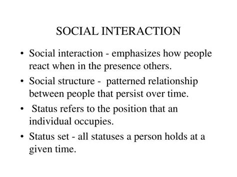 Ppt Social Interaction Powerpoint Presentation Free Download Id996237