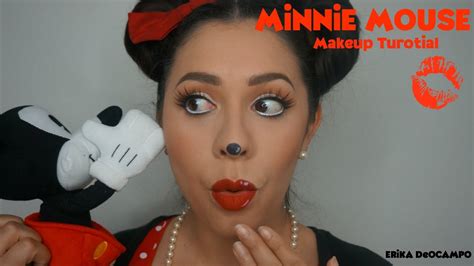 Minnie Mouse Hair And Makeup Tutorial Erika Deocampo Youtube