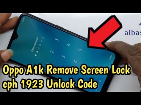 Oppo A K Cph Hard Resetremove Screen Lock Without Computer New