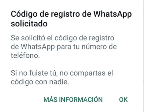 Whatsapp Qué Hacer Si Recibo Un Código De Verificación Que Nunca Solicité Infobae