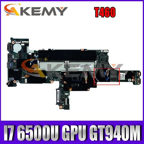 Akemy For Lenovo ThinkPad T460 Laptop Motherboard BT462 NM A581 FRU