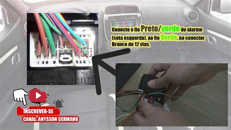 Esquema Instala O Alarme Taramps Keypass Renault Kwid Conector