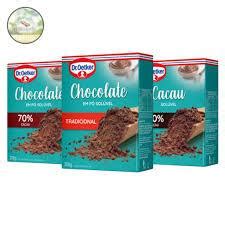 Chocolate Em P Dr Oetker Cacau G Shopee Brasil