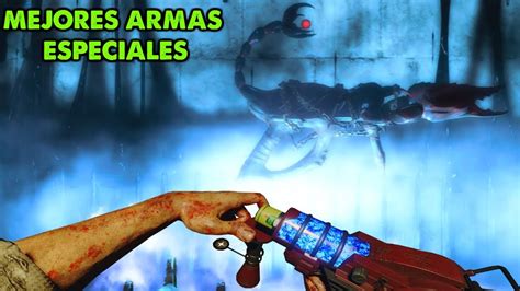 TOP 6 LAS MEJORES ARMAS ESPECIALES EN BLACK OPS 4 ZOMBIES CALL OF