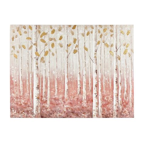 Pink Birch Trees Wall Art Pier 1 Tree Wall Art Wall Art Birch Trees Wall Art