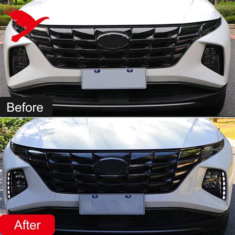 For Hyundai Tucson Car Accessories Front Fog Light Led Drl