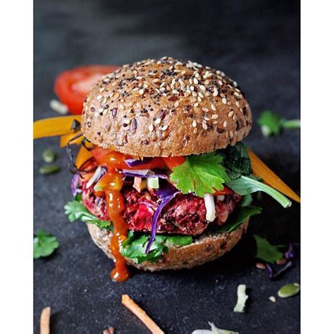 Bean And Beetroot Superfood Burger Recipe The Feedfeed