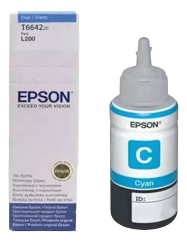 Tinta Epson 664 Cyan L200 L220 L310 T664220 Al MercadoLibre