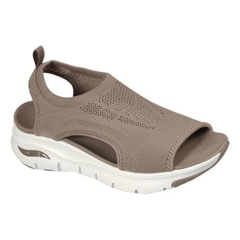 Skechers Women S Arch Fit City Catch Sandals Mocha Moc