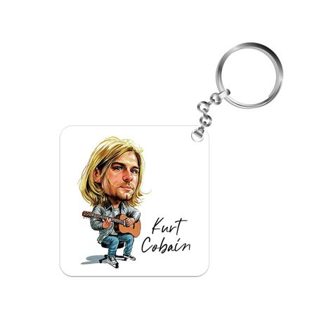 Nirvana Keychain Kurt Cobain At Rs 199 00 Keychains Id 2851690781812