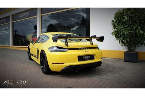 Aero Dynamics Heckfl Gel F R Porsche Cayman Gt Schwanenhals