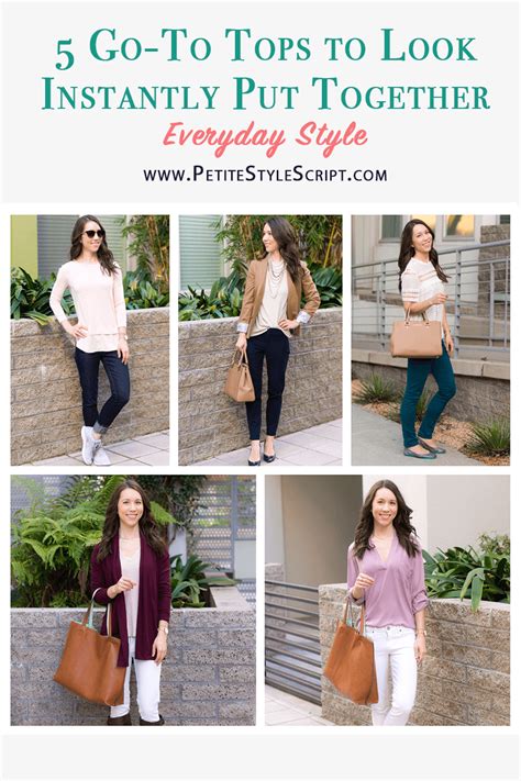 Go To Tops To Instantly Look Put Together Petite Style Script