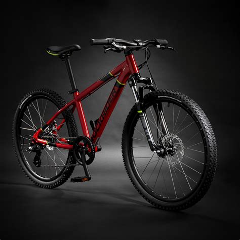 Vtt Enfant Rockrider St Pouces Ans Rouge Btwin Decathlon