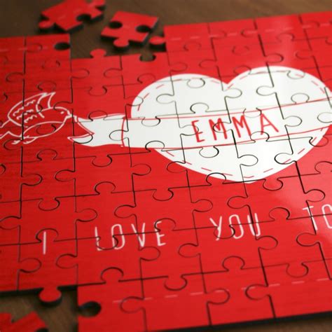 Personalised Valentines I Love You To Pieces Jigsaw Meenymineymo