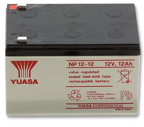 NP12 12 Yuasa Rechargeable Battery NP Series Valve Regulated