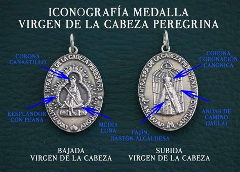 Medalla Virgen De La Cabeza Peregrina Plata