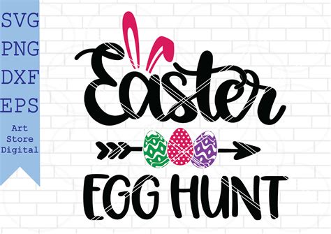 Easter Egg Hunt 2 Svg Easter Svg Graphic By Artstoredigital · Creative Fabrica