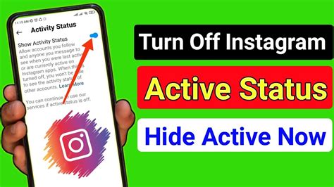 How To Turn Off Active Status On Instagram How To Hide Active