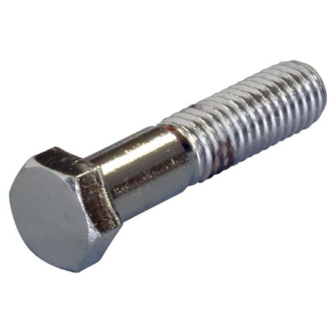 Hillman 516 In X 1 In Chrome Coarse Thread Hex Bolt 2 Count At