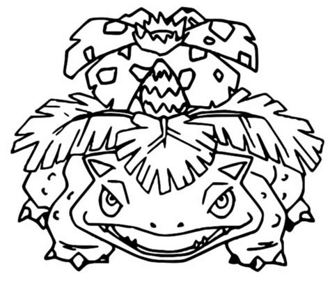 Coloriage Pokemon Mega Evolution Florizarre Dessin Pokemon Mega Porn