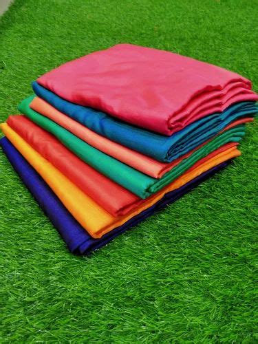 Vishesh Fabrics 44 45 Plain Dyed Dola Silk GSM 80 100 At Rs 40 Meter