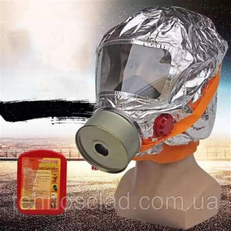 Купить Противогаз маска панорамный полнолицевая Fire mask TZL 30 защита ...
