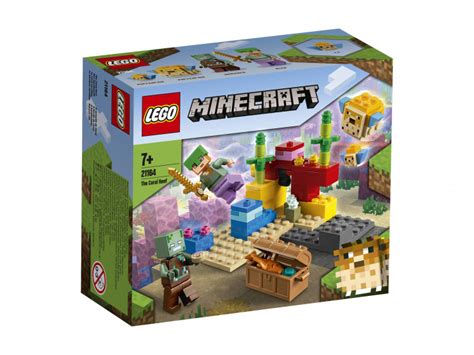 Оригинальный конструктор LEGO Minecraft 21164 Коралловый риф Лего ...
