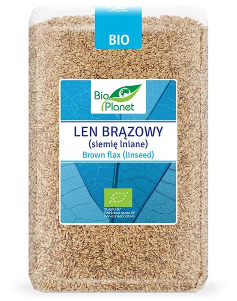 Len Br Zowy Siemi Lniane Bio Kg Bio Planet Inny Producent