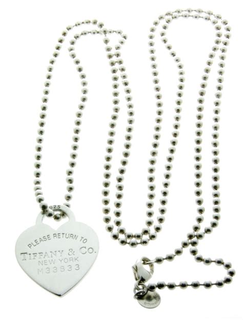 Tiffany And Co Return To Tiffany Heart Tag On A Bead Necklace Chicago